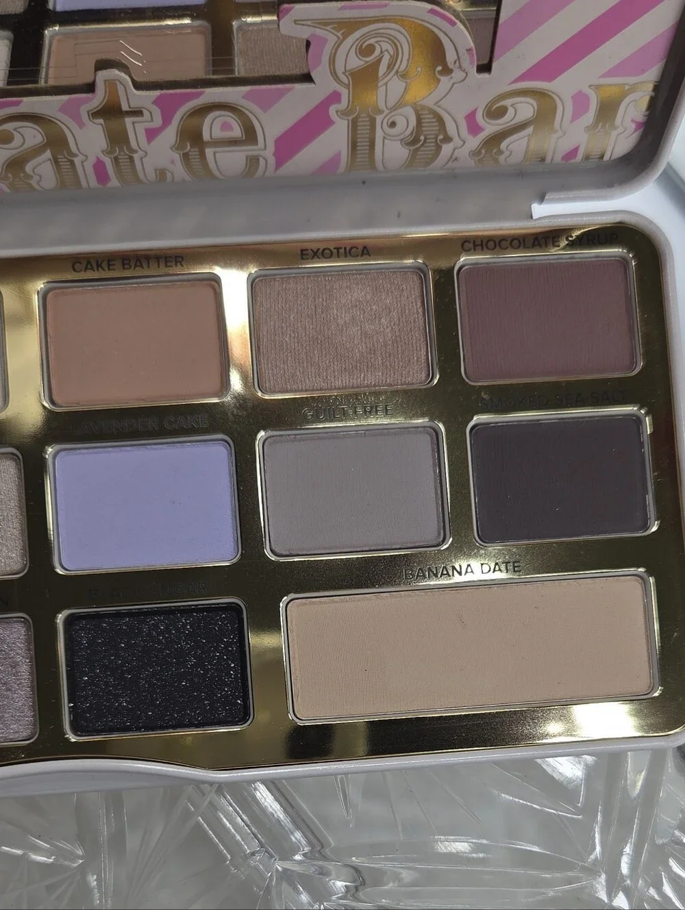 Too Faced White Chocolate Bar Eyeshadow Palette Rare Discontinued